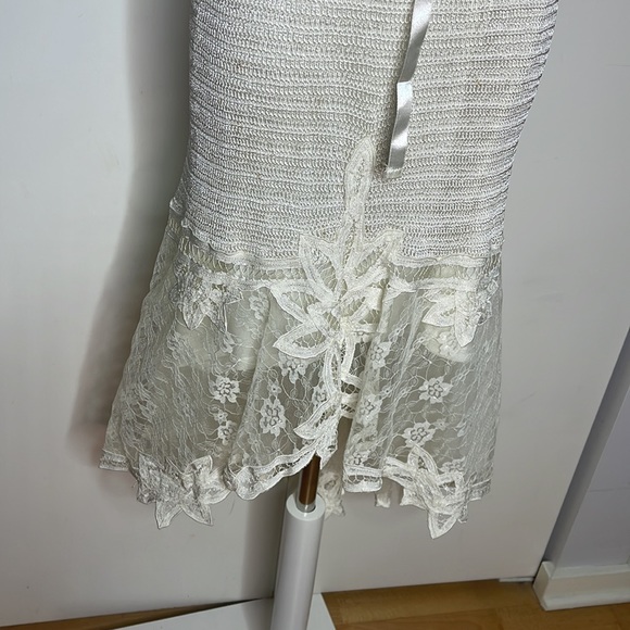 Sue Wong Vintage Crochet Y2K Dress - Picture 3 of 9